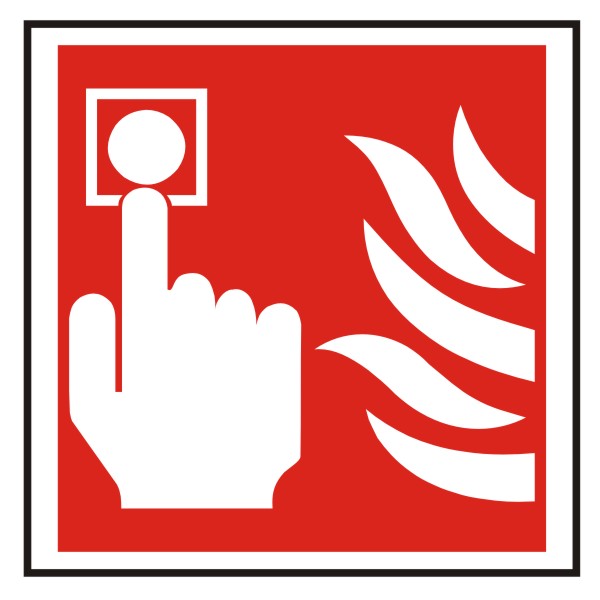Fire Alarm Call Point Sign 100mm x 100mm